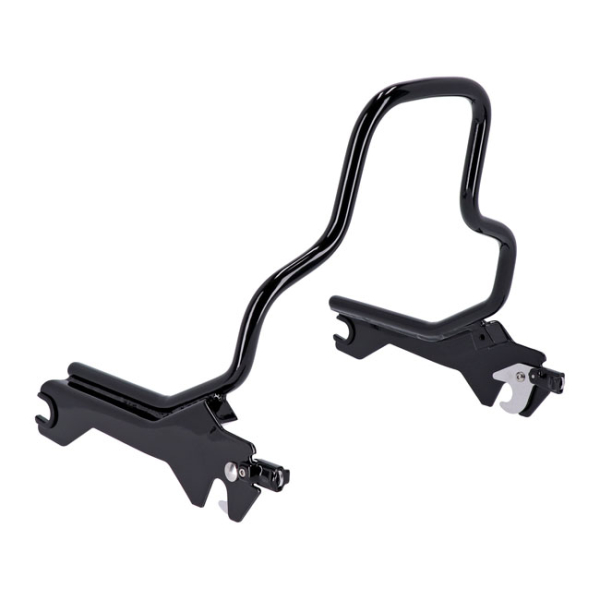 Sissy Bar-Kit 8,5" aufrecht. Glänzend schwarz