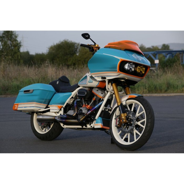 Kodlin, Next Level 2-1 exhaust system. Titanium 17-24 FLT/Touring EG ABE