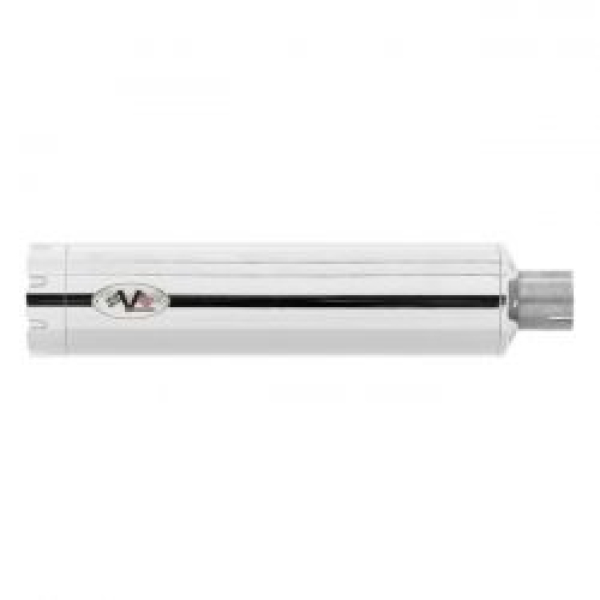 V Performance, 114 mm revolver slip-on muffler. Chrome 21-25 FLT/Touring models