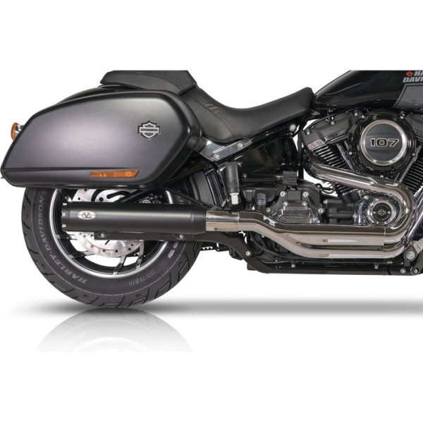 V Performance, Revolver Slip-On-Auspuff Sport Glide. Schwarz 21-24 FLSB Sport Glide 107