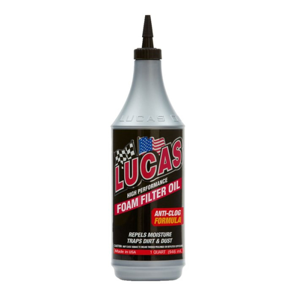 Lucas, foam air filter oil