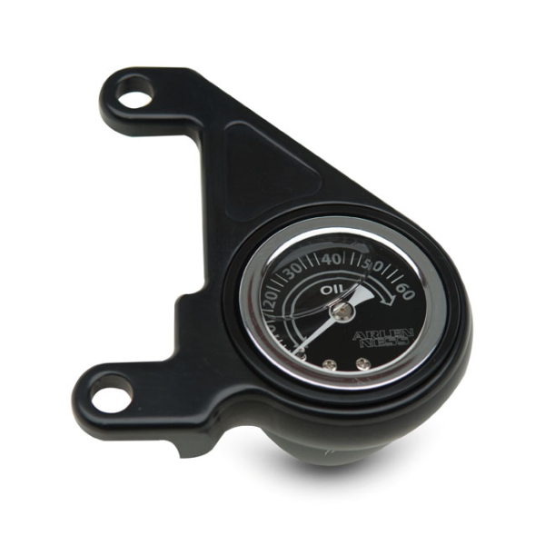 Arlen Ness, Öldruckmesser-Kit. Radius, schwarz