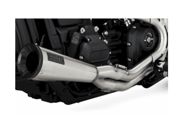 ABGASANLAGE " UPSWEEP"  2-1 EDELSTAHL CLUB STYLE FÜR DYNA MIT EG ABE