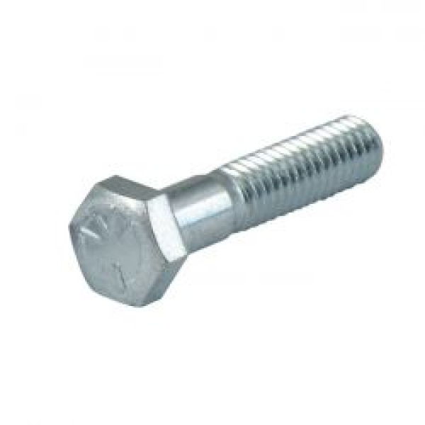3/8-24 x 3 1/2 Zoll Sechskantschraube, verzinkt