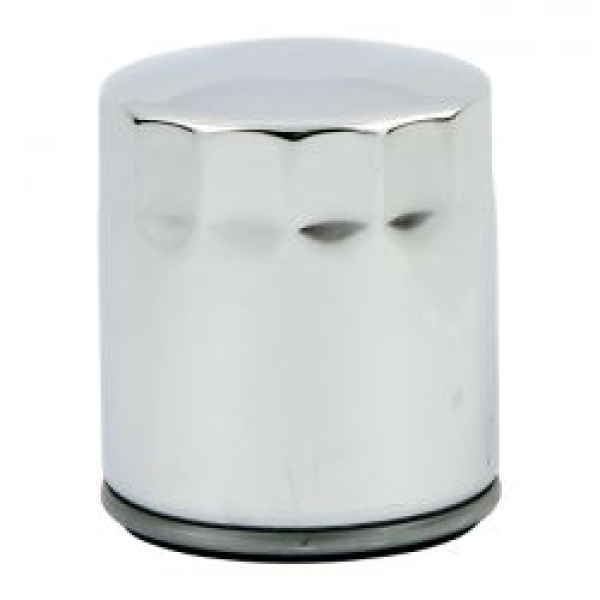 MCS, spin-on oil filter. Magnetic, chrome