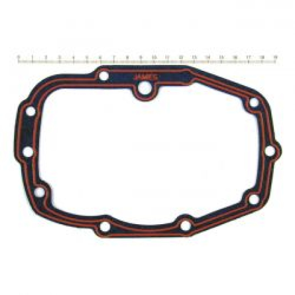 James, transmission bearing housing gasket. Paper/silicone Single