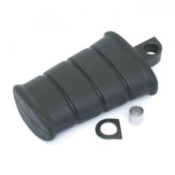 Early style flat kick pedal. Black swivel