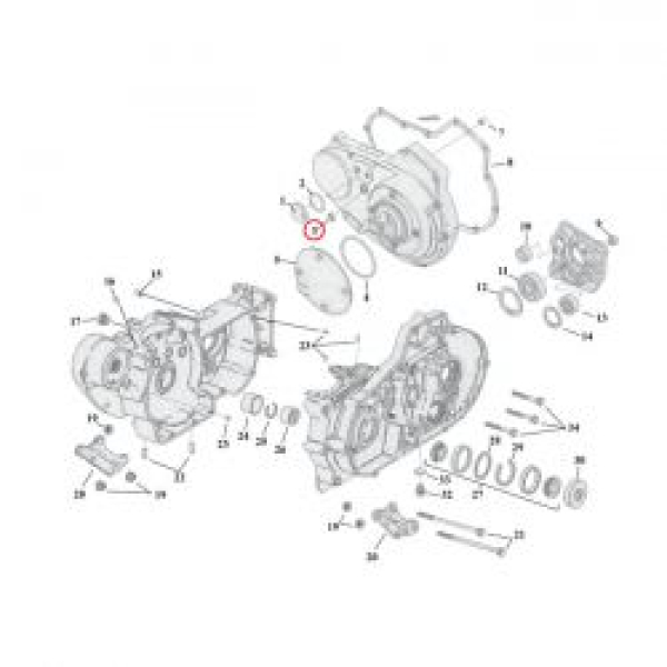 Cometic oil seal, transm. shifter shaft / clutch release