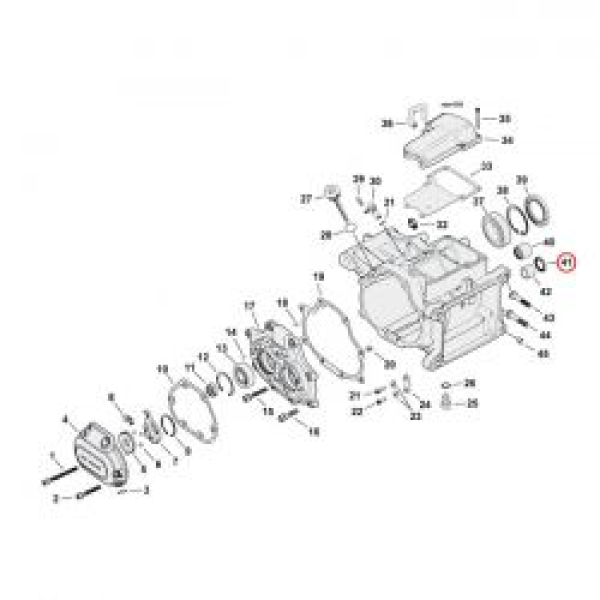 Cometic oil seal, transm. shifter shaft / clutch release
