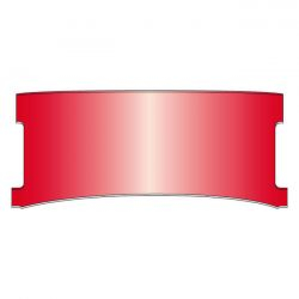 National Cycle, repl. adj. lower window (style D). Red
