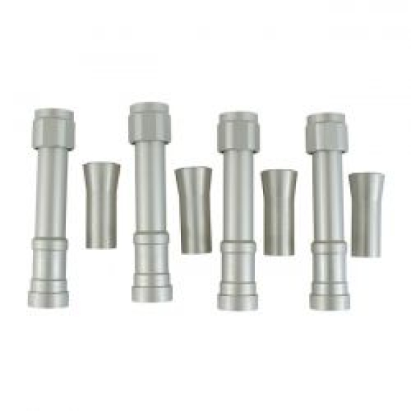 Dippert, Panhead Aluminium-Stoßstangenabdeckungssatz. Silber