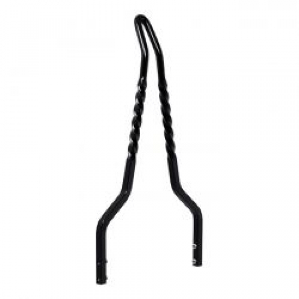 Cycle Visions Twisted Stick Sissy Bar 18“, schwarz