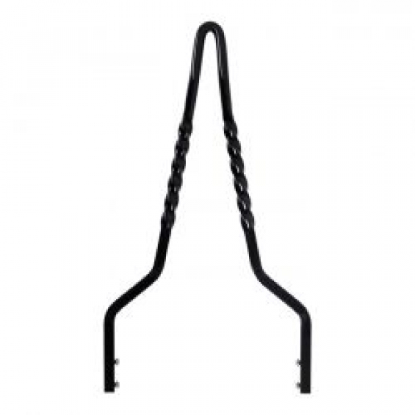 Cycle Visions Twisted Stick Sissy Bar 18“, schwarz