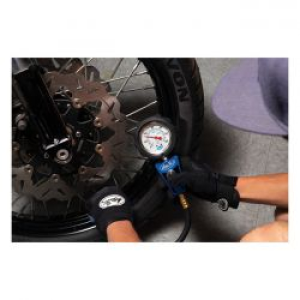 Motion Pro, 0-60 PSI (4.1 bar) tire pressure gauge