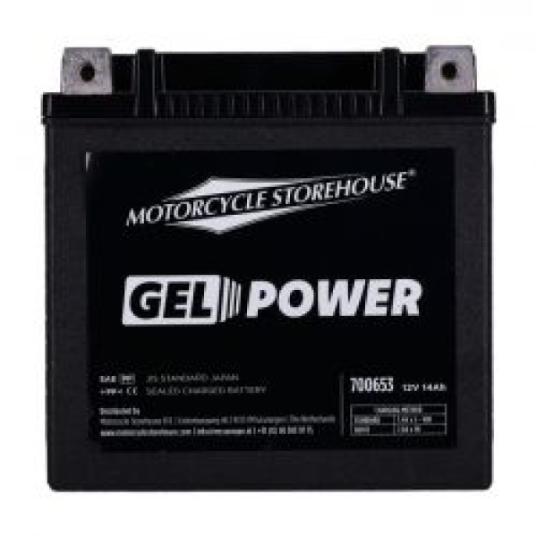 MCS, Nano Series sealed GEL battery. 12V, 14Ah, 260cca