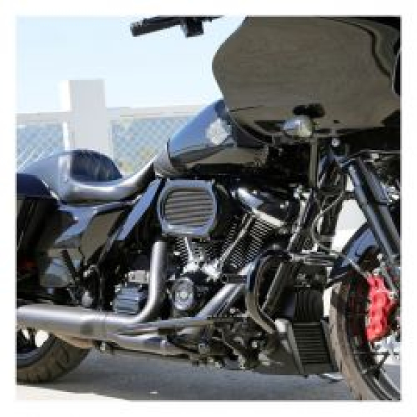 Arlen Ness, Stage II Oval Upgrade Luftfilter Kit. Schwarz