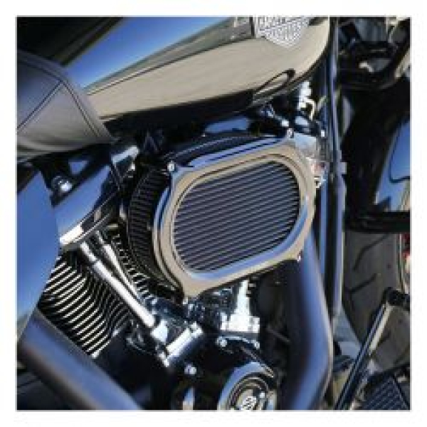 Arlen Ness, Stage II Oval Upgrade Luftfilter Kit. Schwarz