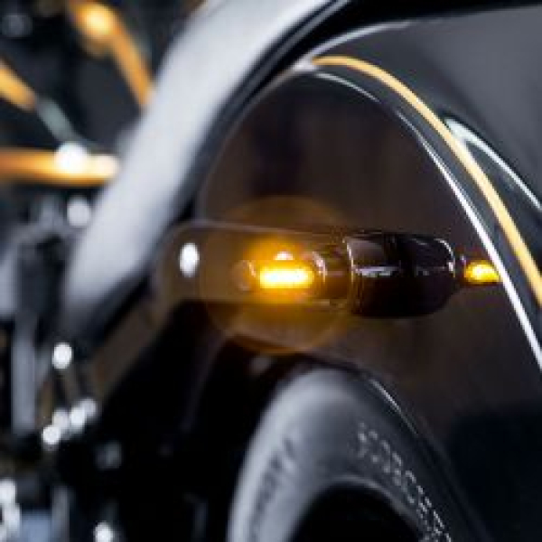 HeinzBikes, Micro Winglets turn signal set. Black