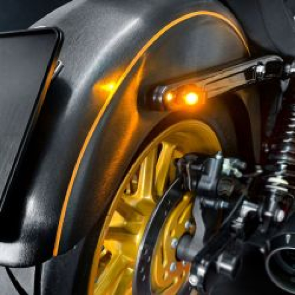 HeinzBikes, Nano Winglets turn signal set. Black