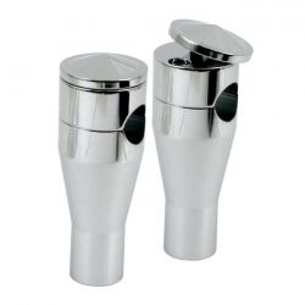 Twist-Top-Riser im Panhead-Stil. Verchromt, 6" Rise.