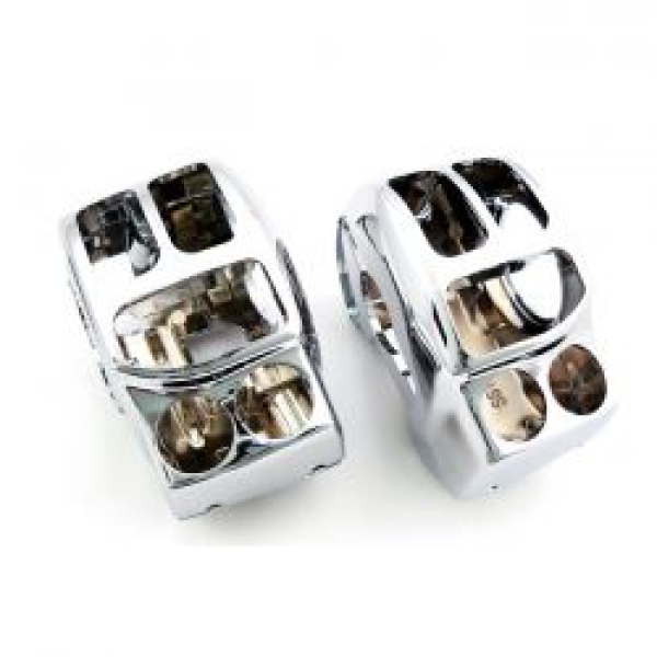Switch housing set. Chrome
