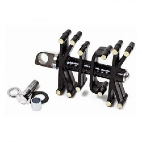 Paughco, 'Old STF' brass kick pedal. Black