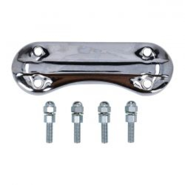 Riser-Oberklemme, Panhead. Verchromt.