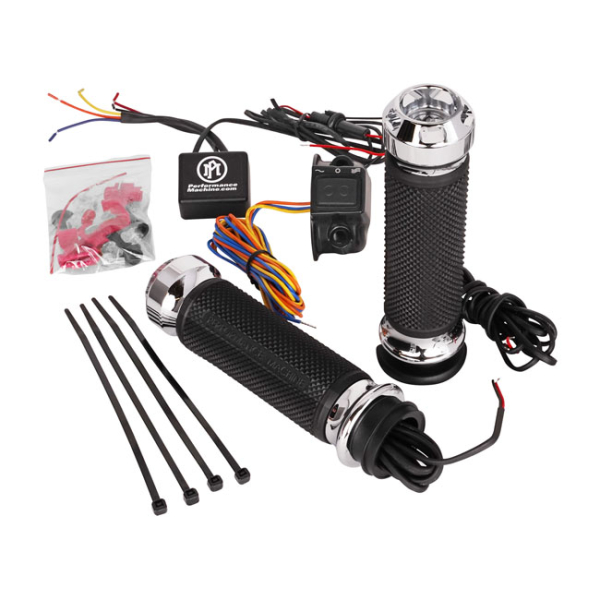 PM, Apex heated grips. Chrome