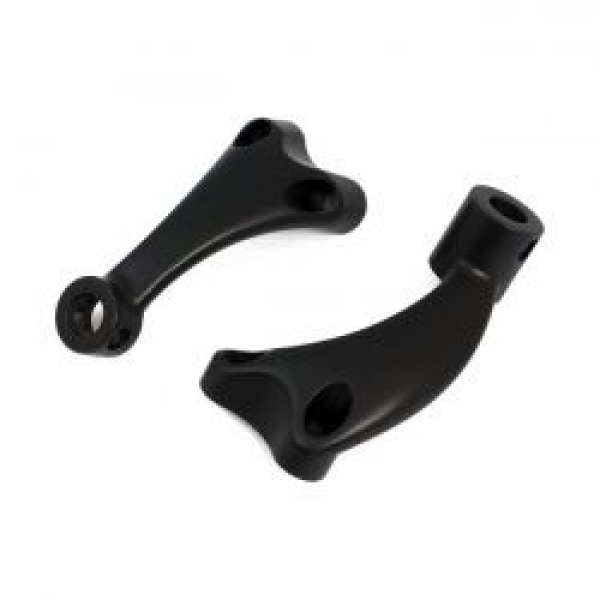 XL Sportster forward control foot peg support set. Black