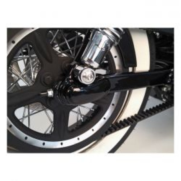 Cult-Werk, rear axle cover kit. Gloss black (2)