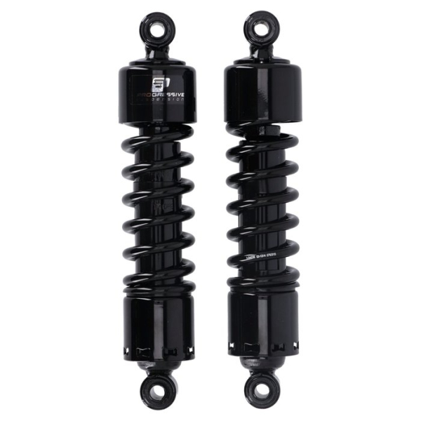 PS, 412 series shock set. 12.5". Heavy Duty. Black