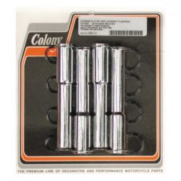 Colony, L79-84 unterer Pushrod-Abdeckungssatz. Verchromt.