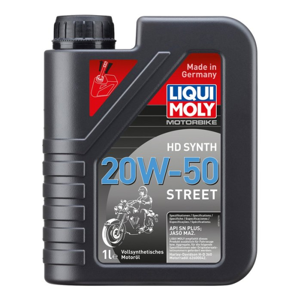 Liqui Moly, HD Synthetic 20W-50 Street Motoröl. 1 Liter