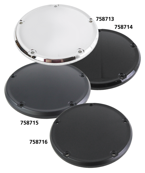 V-TWIN MFG DOMED DERBY COVER FÜR MILWAUKEE EIGHT