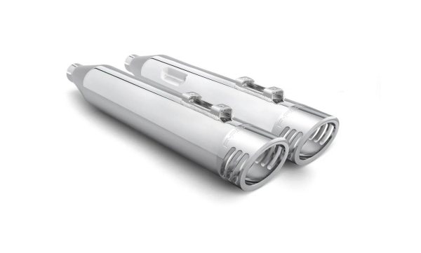 EXHAUST TIP SET RACING THUNDER CHROME FOR FL TOURER WITH EC ABE