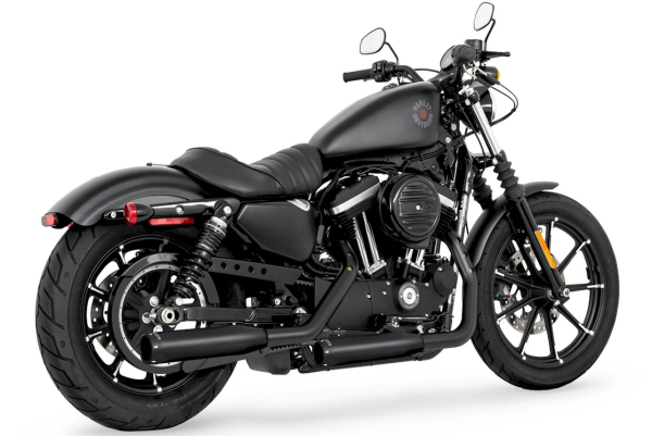 SLIP ON AUSPUFFTOPF SATZ "BOLT" FÜR SPORTSTER  2003-2020 MIT EG ABE