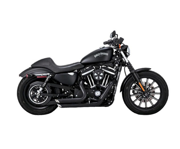 AUSPUFFANLAGE SHORT SHOTS "SS ANARCHY" LAST EDITION MIT X-TORQUE FÜR XL / SPORTSTER BJ 2004-2020 UND EG ABE