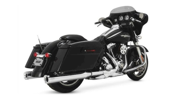 AUSPUFFTOPFSATZ ELIMINATOR CHROM 4" FÜR FLT TOURER MIT EG ABE