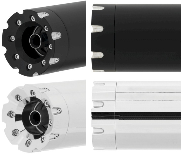 EXHAUST HEAD SET "REVOLVER FOR TOURING 107 / 114 CUI FROM YEAR OF MANUFACTURE 21 EURO 5 WITH EC ABE