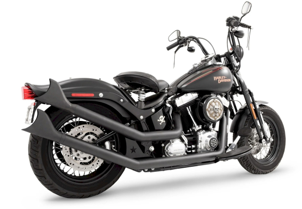 AUSPUFFANLAGE UPSWEEP SHARKTAIL 2-2 FÜR SOFTAIL MIT EG ABE