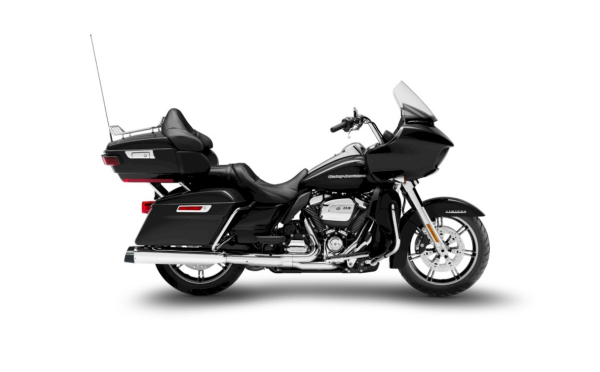 EXHAUST SYSTEM  2-1 SYSTEM “HURRICANE SLASH” BLACK / SS STEEL FOR M8 TOURING ROAD GLIDE LIMITED 17-20 WITH EC ABE EURO 4