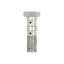 TRW Doppelhohlschraube silber eloxiert M10x1.00