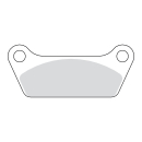 TRW, Bremsbeläge hinten. Organisch