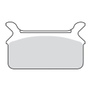 TRW brake pads rear, organic