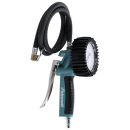 Aircraft, tire inflator with 0-10 bar gauge