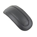 Mustang, rear fender bib. Plain with braided edges