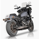 V Performance, “Revolver” slip-on exhaust system. Chrome-plated 22-24 FXBBS Softail Street Bob, 22-24 FXLRS Softail Lowrider S, 22-24 Softail FXLRST Low Rider ST