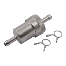 Verchromter Aluminium-Kraftstofffilter, 5/16 Zoll