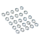 QUETSCHSCHLAUCHSCHELLE, 7/16 ZOLL ID 25er Pack