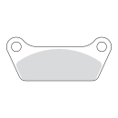 EBC, Bremsbeläge. V-Pad Semi-Sintered Kupfer